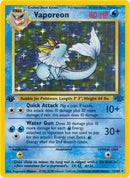 Vaporeon (12) 012/64  - 1st Edition Holofoil Jungle - Holo Rare