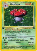 Vileplume (15) 015/64  - 1st Edition Holofoil Jungle - Holo Rare