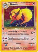 Flareon (3) 003/64  - 1st Edition Holofoil Jungle - Holo Rare
