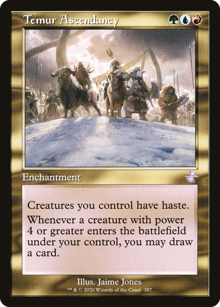 Temur Ascendancy (TSR-387)  Foil - Time Spiral Remastered