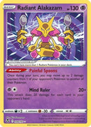 Radiant Alakazam 059/195  - Holofoil SWSH12 Silver Tempest - Radiant Rare