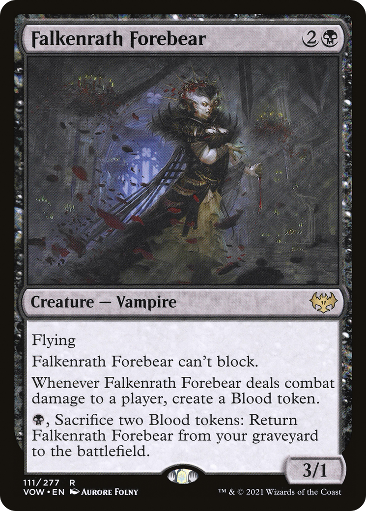 Falkenrath Forebear (VOW-111)  Foil - Innistrad: Crimson Vow