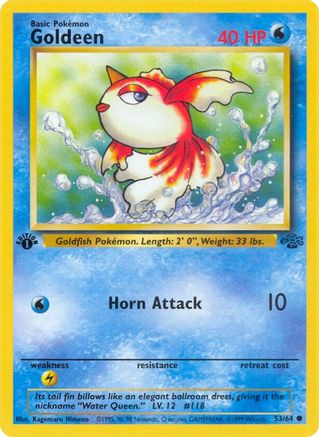 Goldeen 053/64  - 1st Edition Jungle - Common
