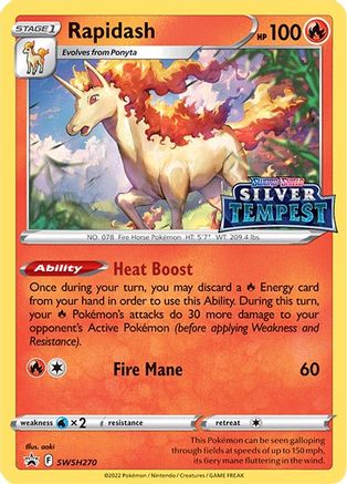 Rapidash SWSH270  - Holofoil SWSH Sword & Shield Promo Cards - Promo