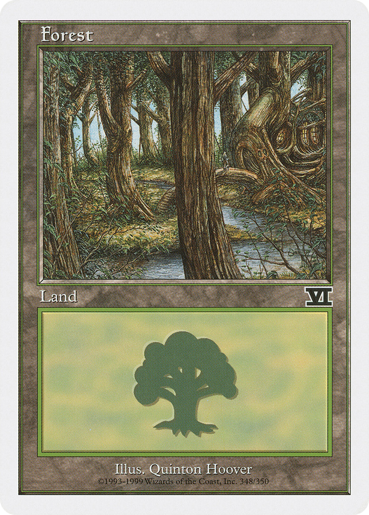 Forest (348) (6ED-348)  - Classic Sixth Edition