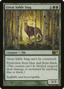 Great Sable Stag (M10-186)  - Magic 2010