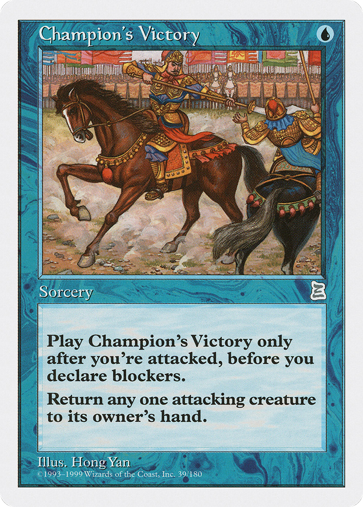 Champion's Victory (PTK-039)  - Portal Three Kingdoms