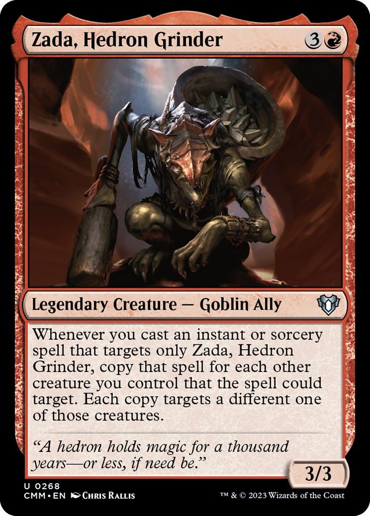 Zada, Hedron Grinder (CMM-268)  Foil - Commander Masters