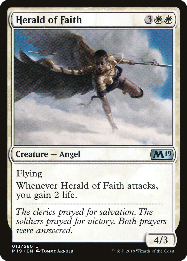 Herald of Faith (M19-013)  Foil - Core Set 2019