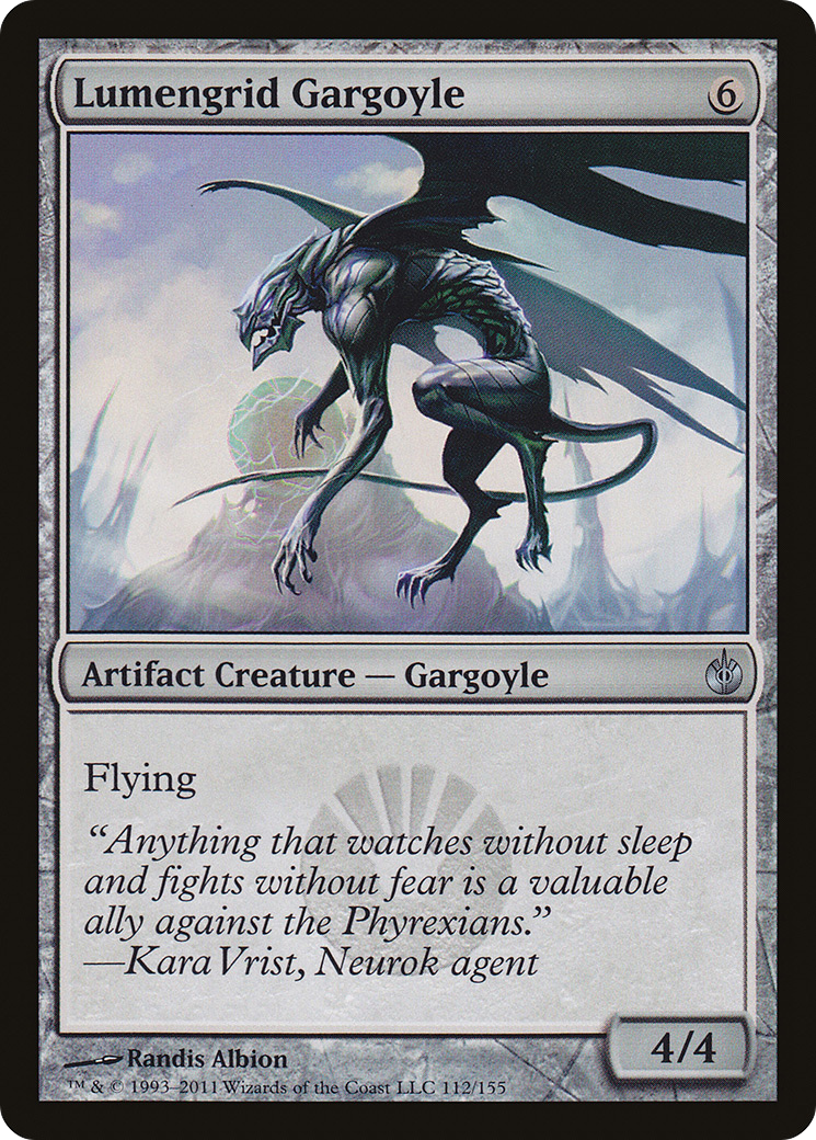 Lumengrid Gargoyle (MBS-112)  - Mirrodin Besieged