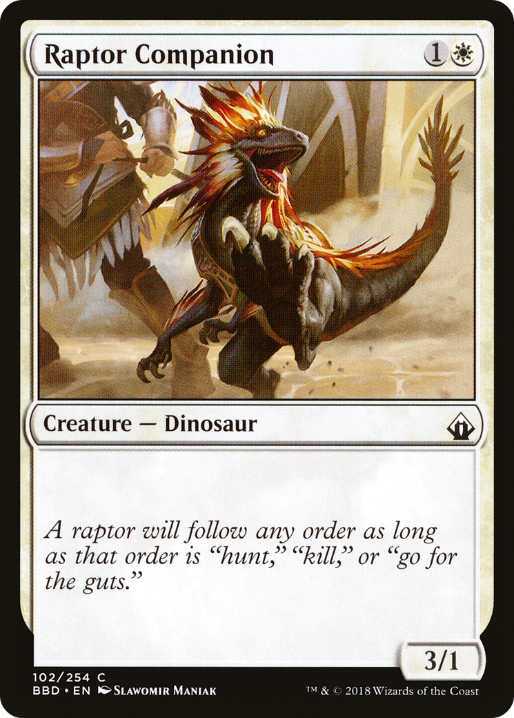 Raptor Companion (BBD-102)  Foil - Battlebond
