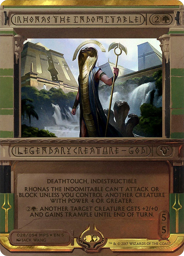 Rhonas the Indomitable (MPS2-028)  Foil - Amonkhet Invocations (Borderless)