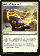 Gideon's Reproach (BFZ-030)  - Battle for Zendikar
