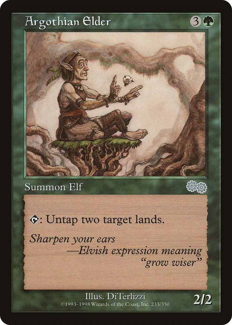 Argothian Elder (USG-233)  - Urza's Saga