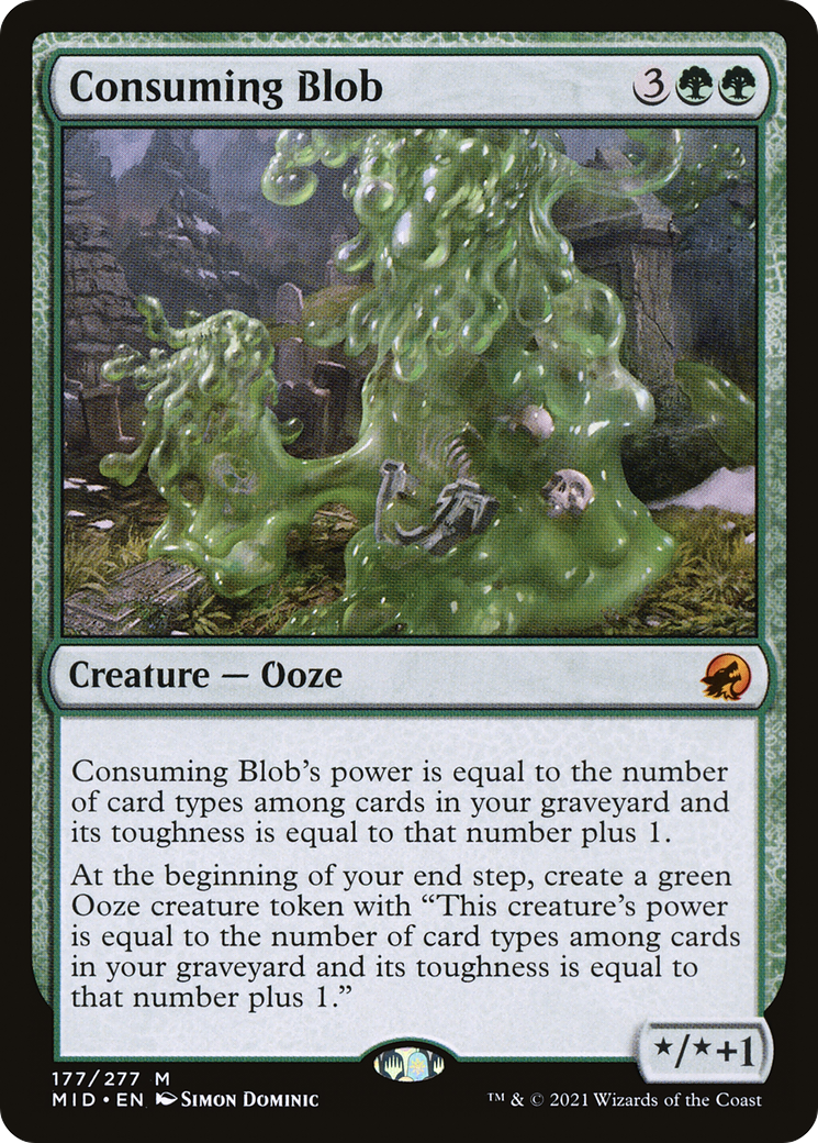 Consuming Blob (MID-177)  Foil - Innistrad: Midnight Hunt