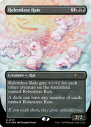 Relentless Rats (757) (SLD-757)  Foil - Secret Lair Drop (Borderless)