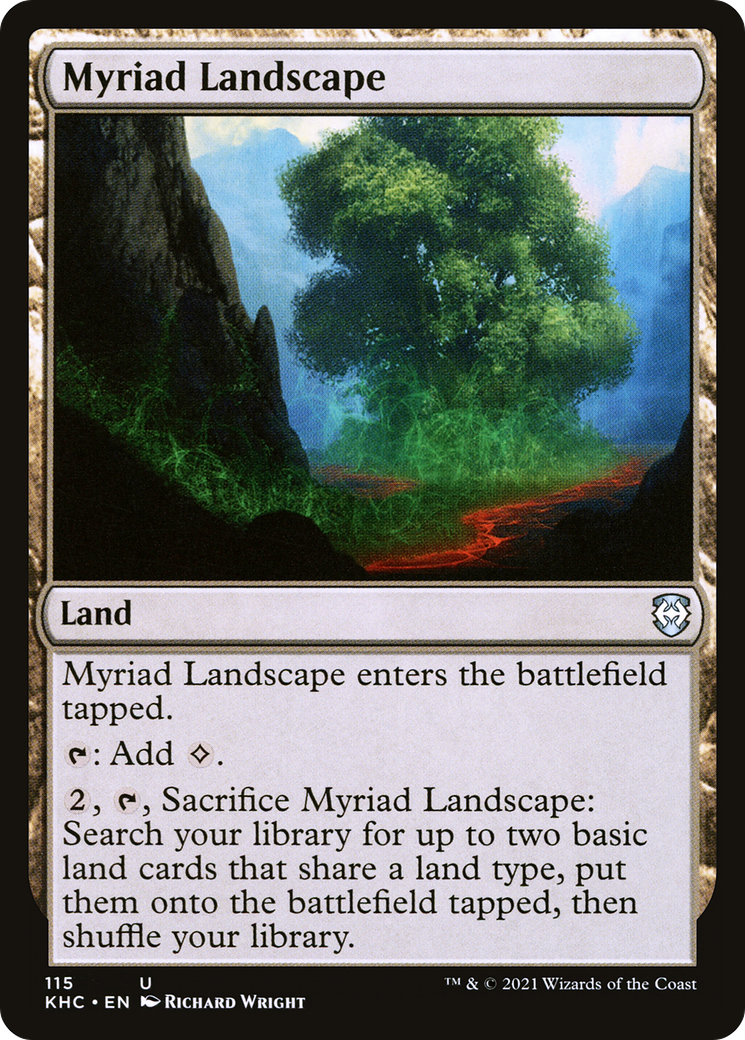 Myriad Landscape (KHC-115)  - Kaldheim Commander