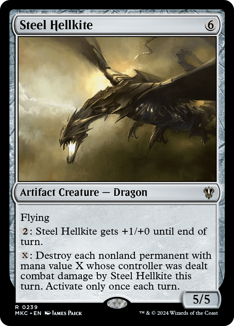 Steel Hellkite (MKC-239)  - Murders at Karlov Manor Commander