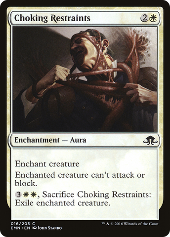 Choking Restraints (EMN-016)  Foil - Eldritch Moon