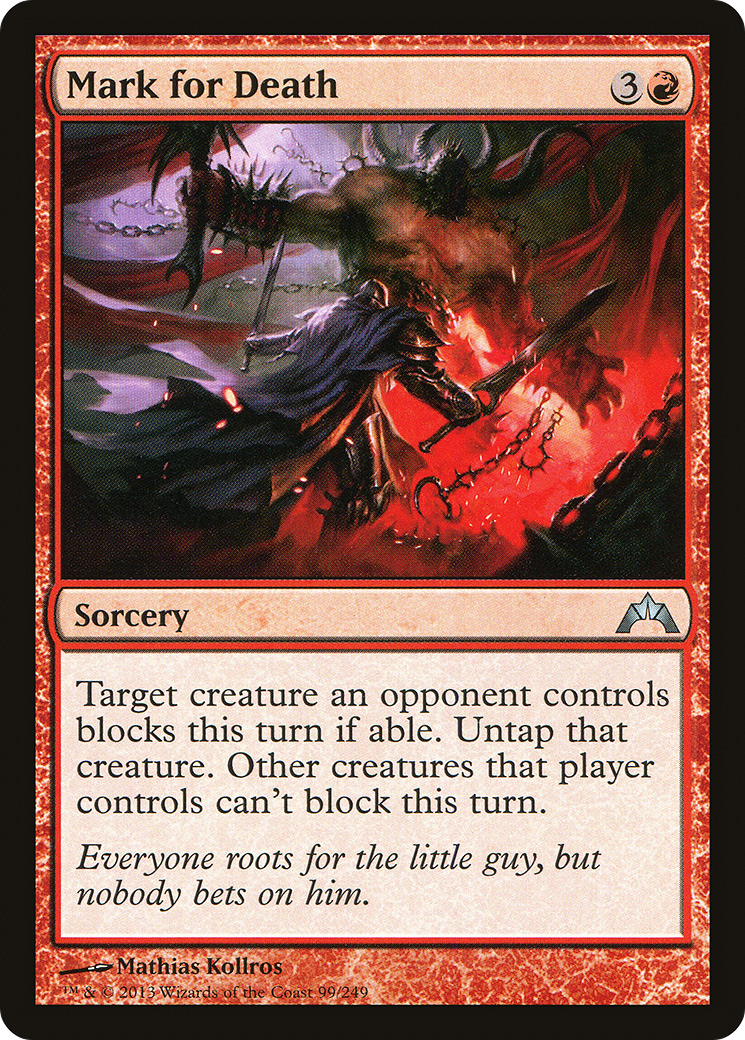 Mark for Death (GTC-099)  Foil - Gatecrash