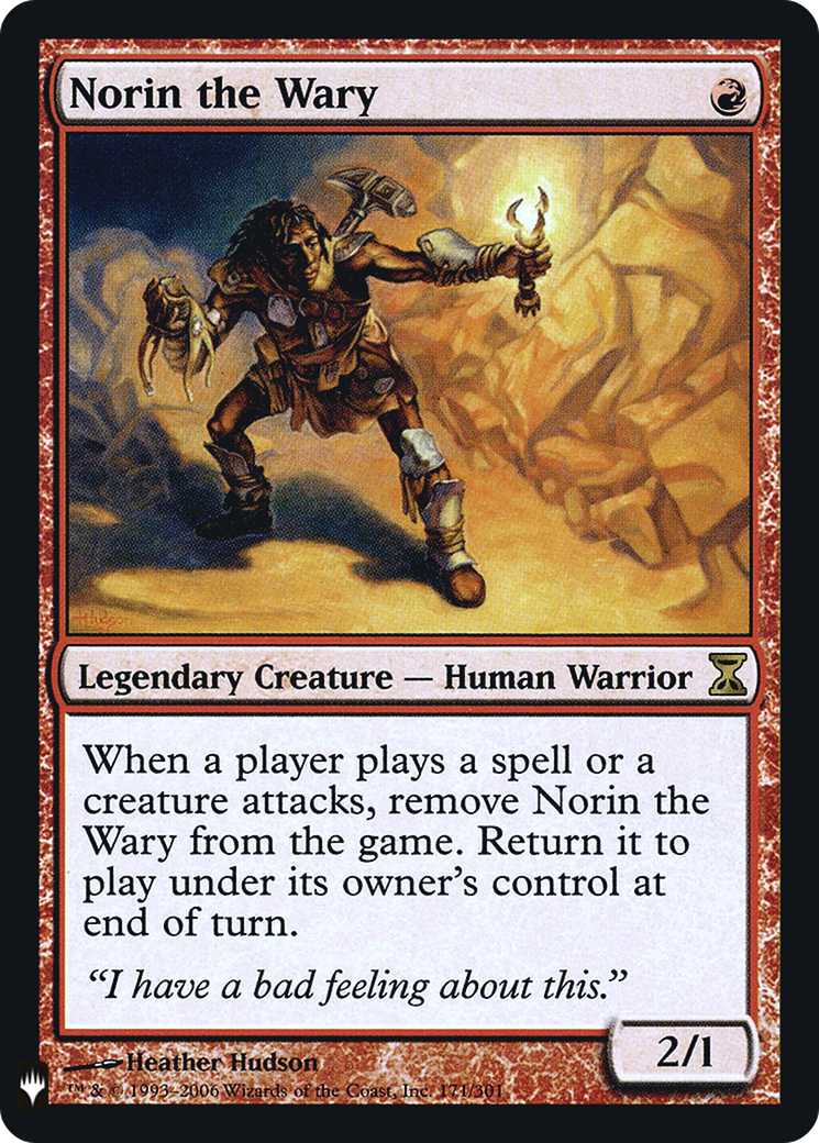 Norin the Wary (LIST-171)  Foil - The List