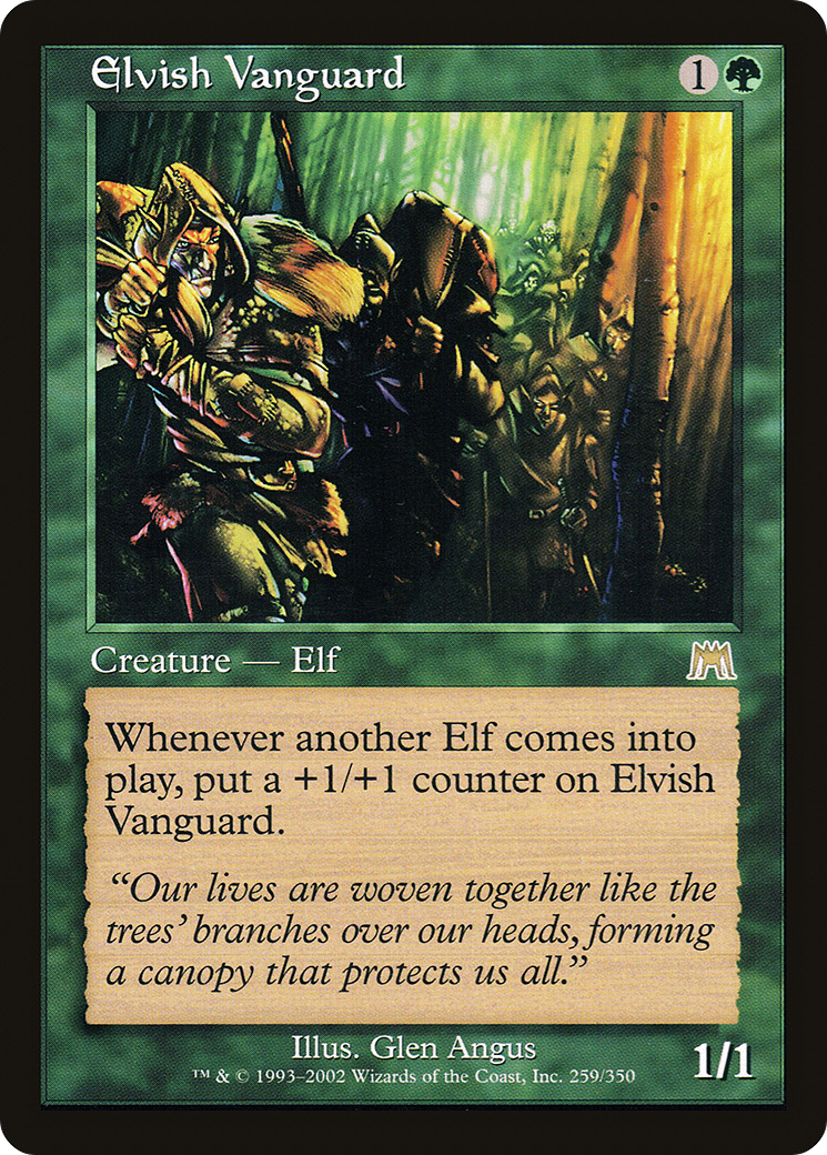 Elvish Vanguard (ONS-259)  Foil - Onslaught