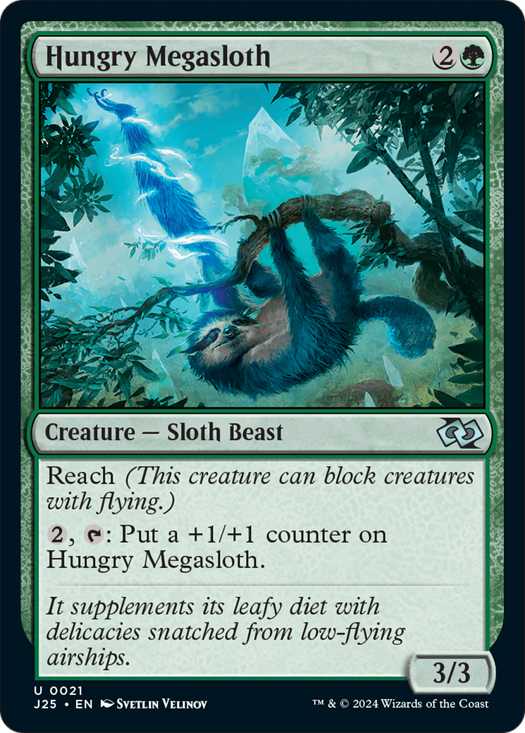 Hungry Megasloth (J25-021)  - Foundations Jumpstart