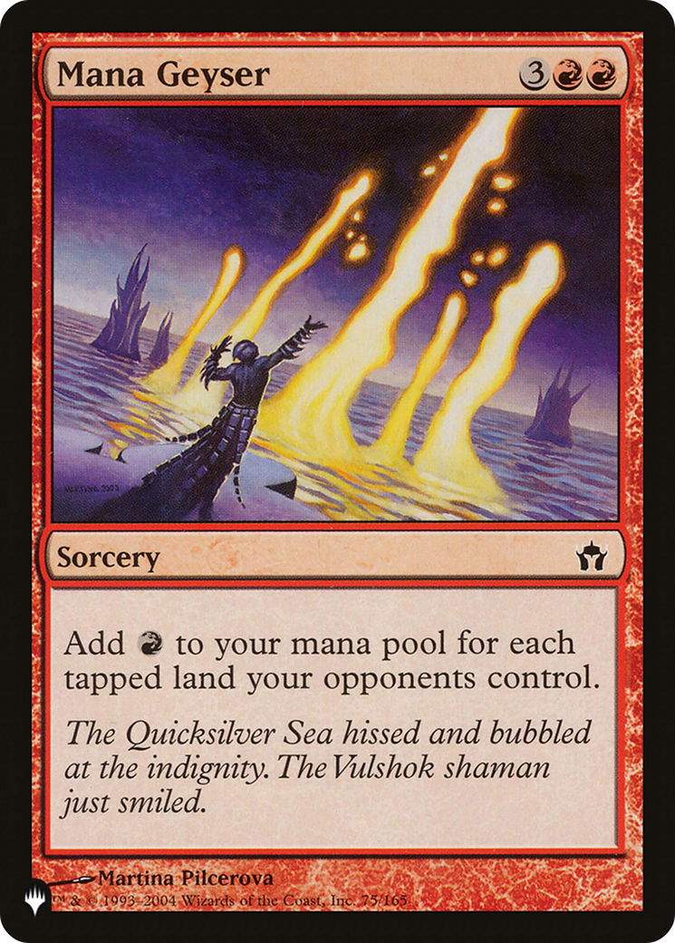 Mana Geyser (LIST-75/165)  - The List