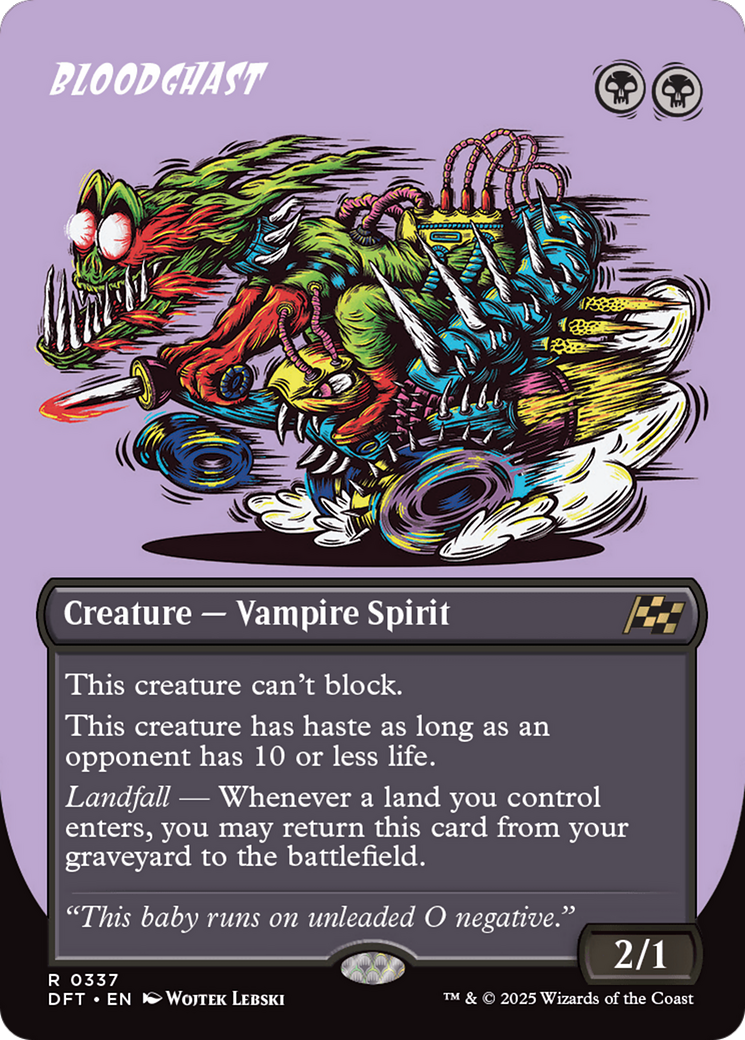 Bloodghast (Borderless) (DFT-337)  Foil - Aetherdrift