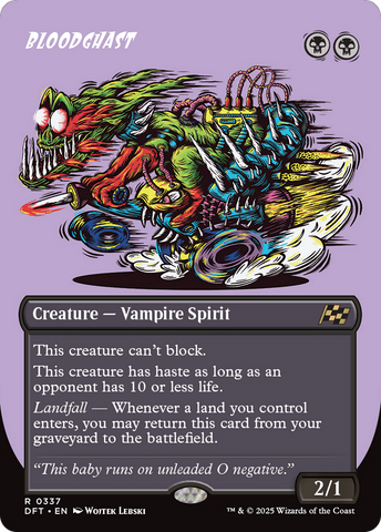 Bloodghast (Borderless) (DFT-337)  Foil - Aetherdrift