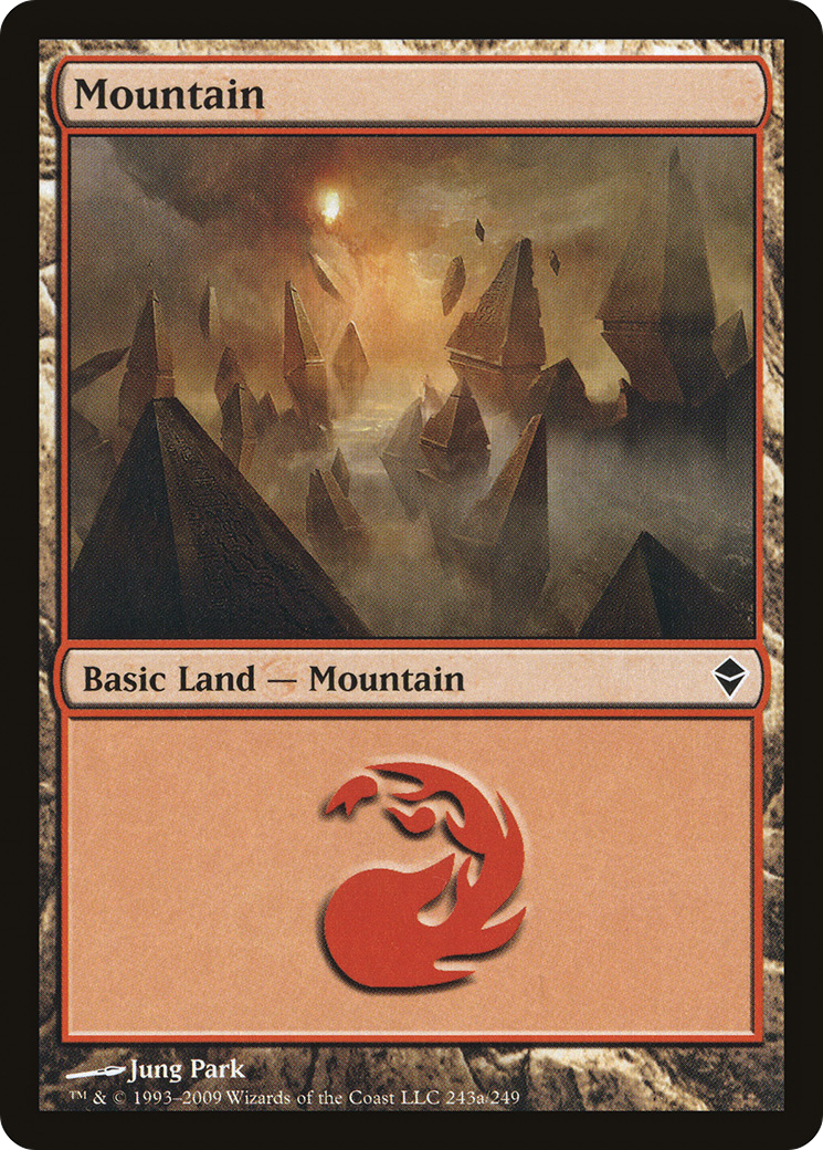 Mountain (243a) (ZEN-243A) - Zendikar