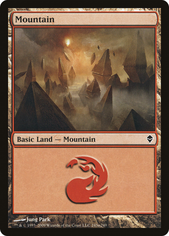 Mountain (243a) (ZEN-243A) - Zendikar