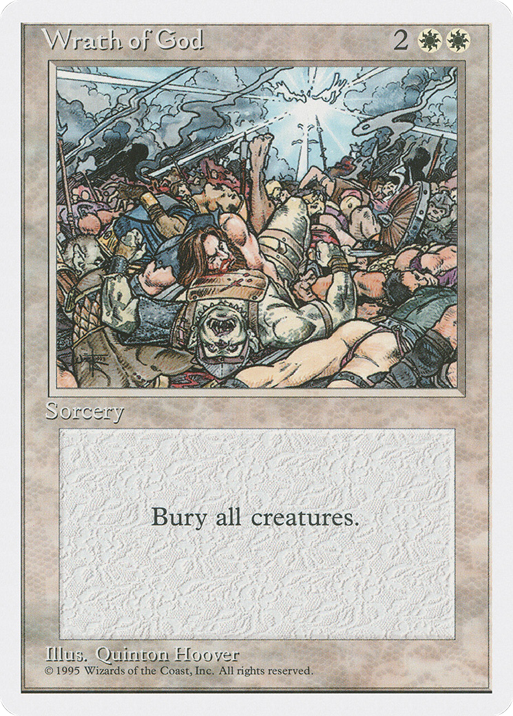 Wrath of God (4ED-308)  - Fourth Edition