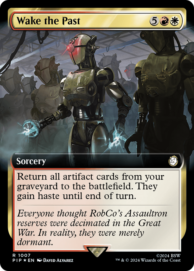 Wake the Past (Extended Art) (Surge Foil) (PIP-1007) - Fallout: (Extended Art) Foil