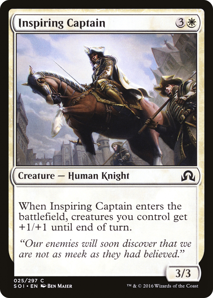 Inspiring Captain (SOI-025)  - Shadows over Innistrad