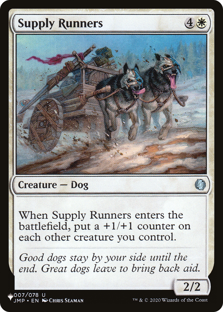 Supply Runners (LIST-JMP-7)  - The List