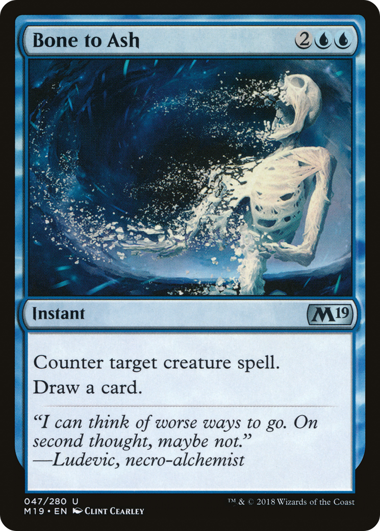 Bone to Ash (M19-047)  - Core Set 2019