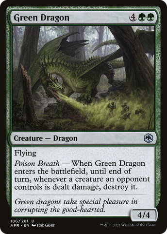 Green Dragon (AFR-186)  Foil - Adventures in the Forgotten Realms