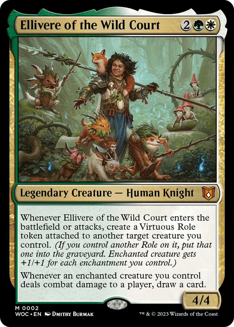 Ellivere of the Wild Court (WOC-002)  Foil - Wilds of Eldraine Commander