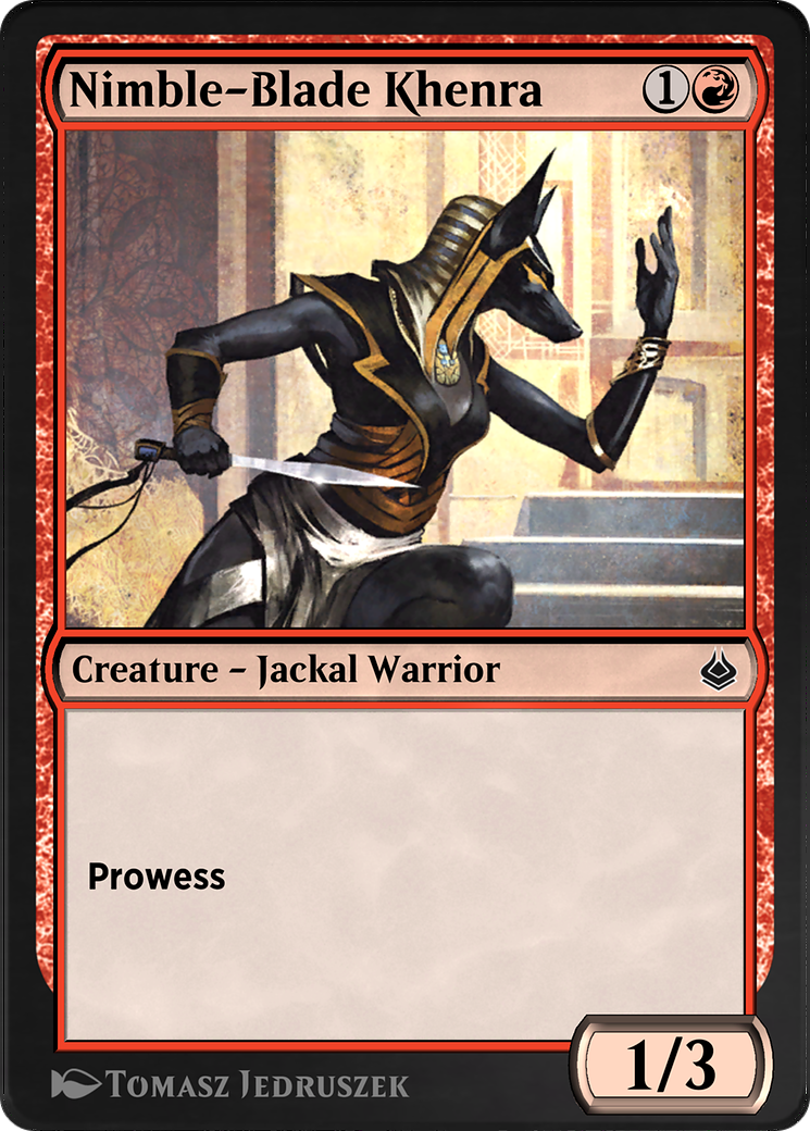 Nimble-Blade Khenra (AKR-168)  - Amonkhet Remastered