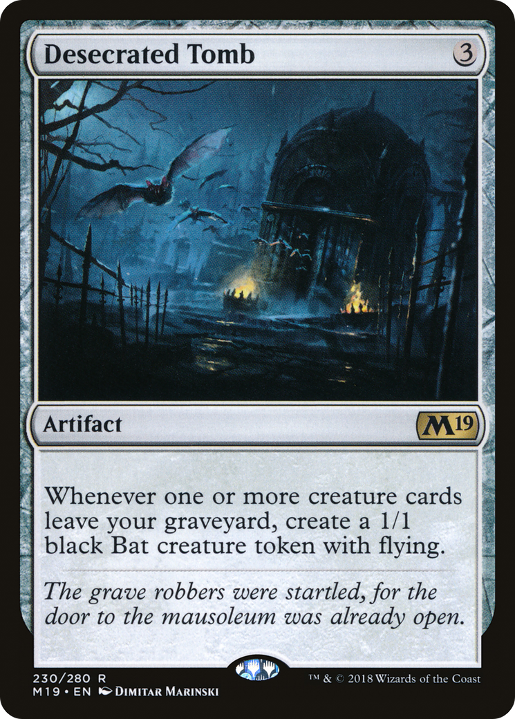 Desecrated Tomb (M19-230)  - Core Set 2019