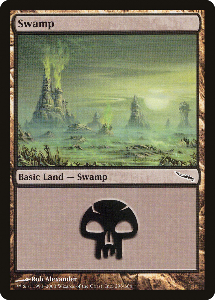Swamp (296) (MRD-296)  - Mirrodin