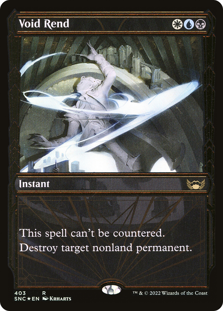 Void Rend (Gilded Foil) (SNC-403)  Foil - Streets of New Capenna: (Showcase)