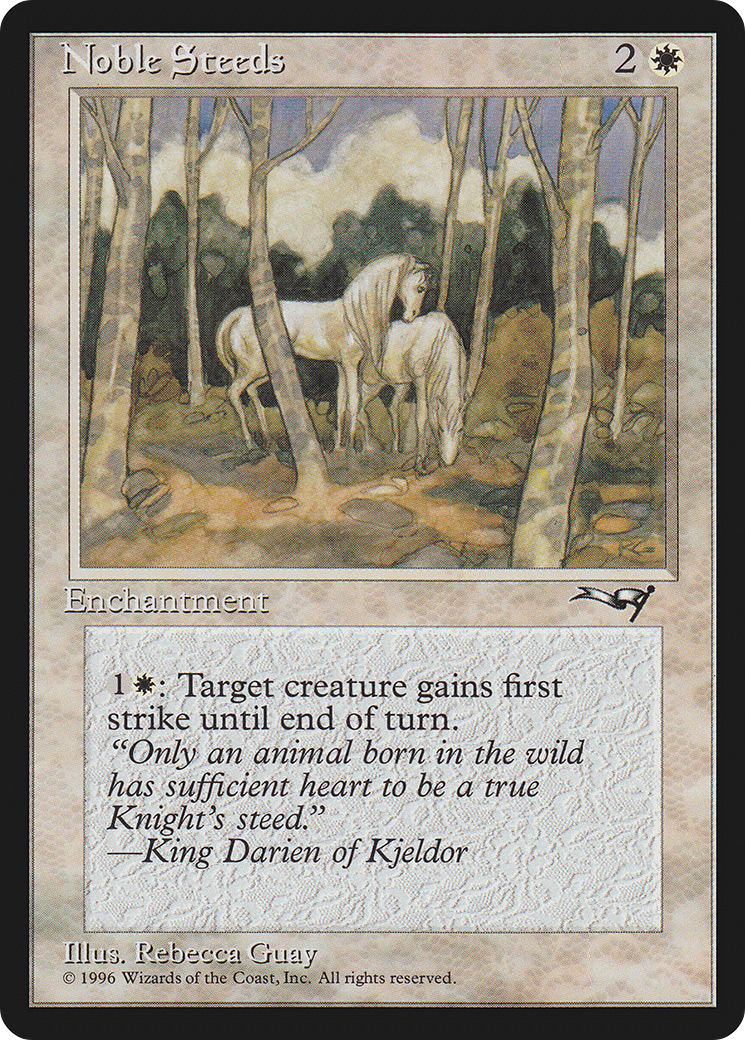 Noble Steeds (Trees in Forefront) (ALL-141)  - Alliances