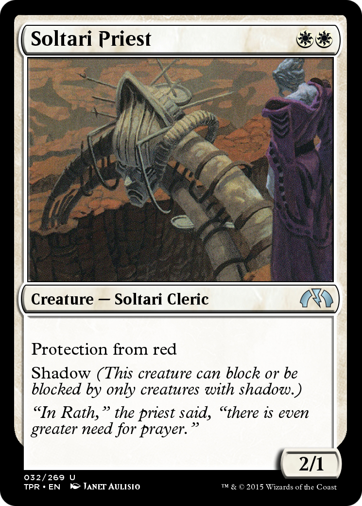 Soltari Priest (TPR-032)  Foil - Tempest Remastered
