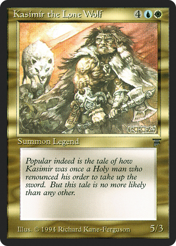 Kasimir the Lone Wolf (LEG-) - Legends