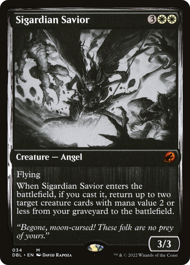 Sigardian Savior (DBL-034)  Foil - Innistrad: Double Feature