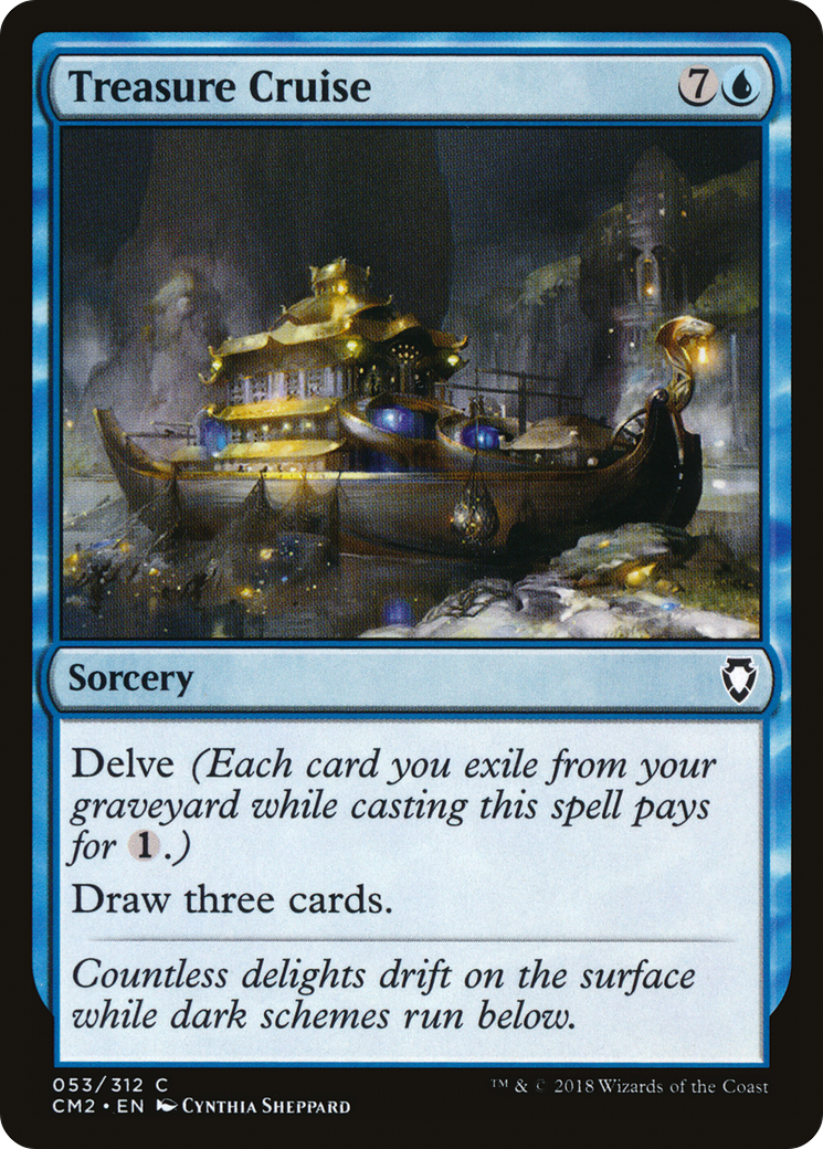 Treasure Cruise (CM2-053)  - Commander Anthology Volume II