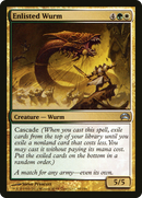 Enlisted Wurm (PC2-090)  - Planechase 2012
