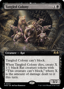 Tangled Colony (Extended Art) (WOE-344)  - Wilds of Eldraine: (Extended Art)